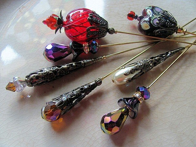 АНТИКВАРНЫЕ ШЛЯПНЫЕ БУЛАВКИ