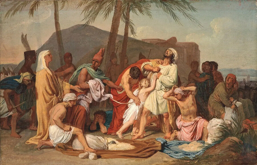 «Братья Иосифа находят чашу в мешке Вениамина»
