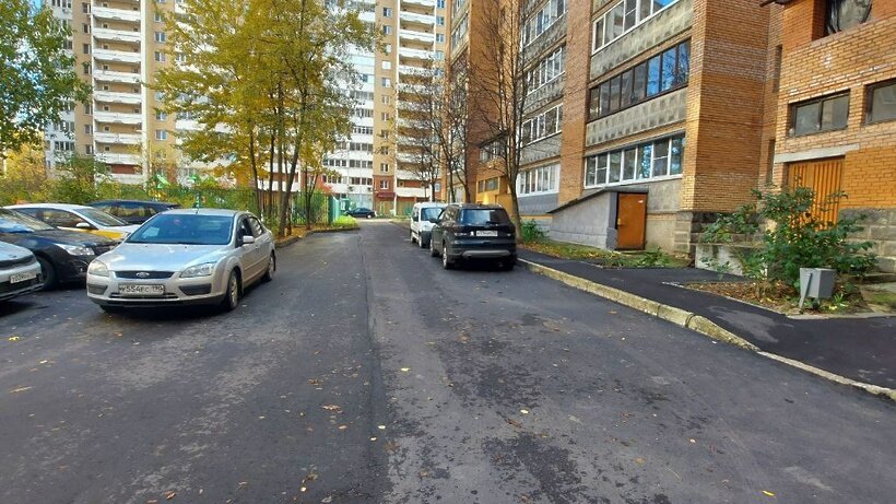    Двор в Наро-Фоминском г.о. после благоустройства © Пресс-служба администрации Наро-Фоминского городского округа