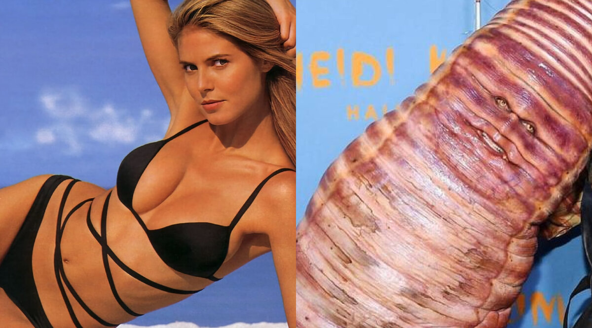 Модель Хайди Клум была очень популярна в конце 90-х и начале 00-х. Девушка была буквально везде: в рекламах по ТВ, в журналах и на биллбордах.