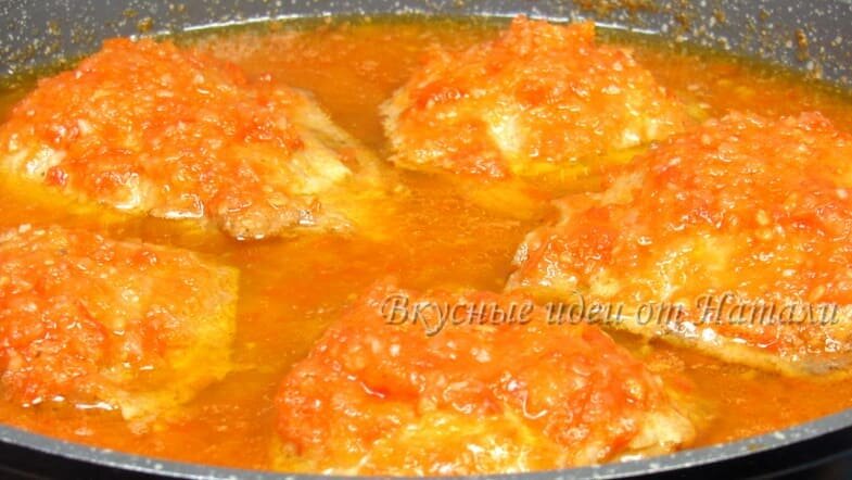 Куриное филе в соусе на сковороде - пошаговый рецепт с фото ( просмотра)