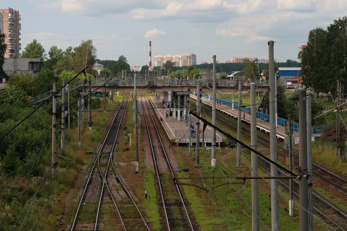 Электрички понтонный московский