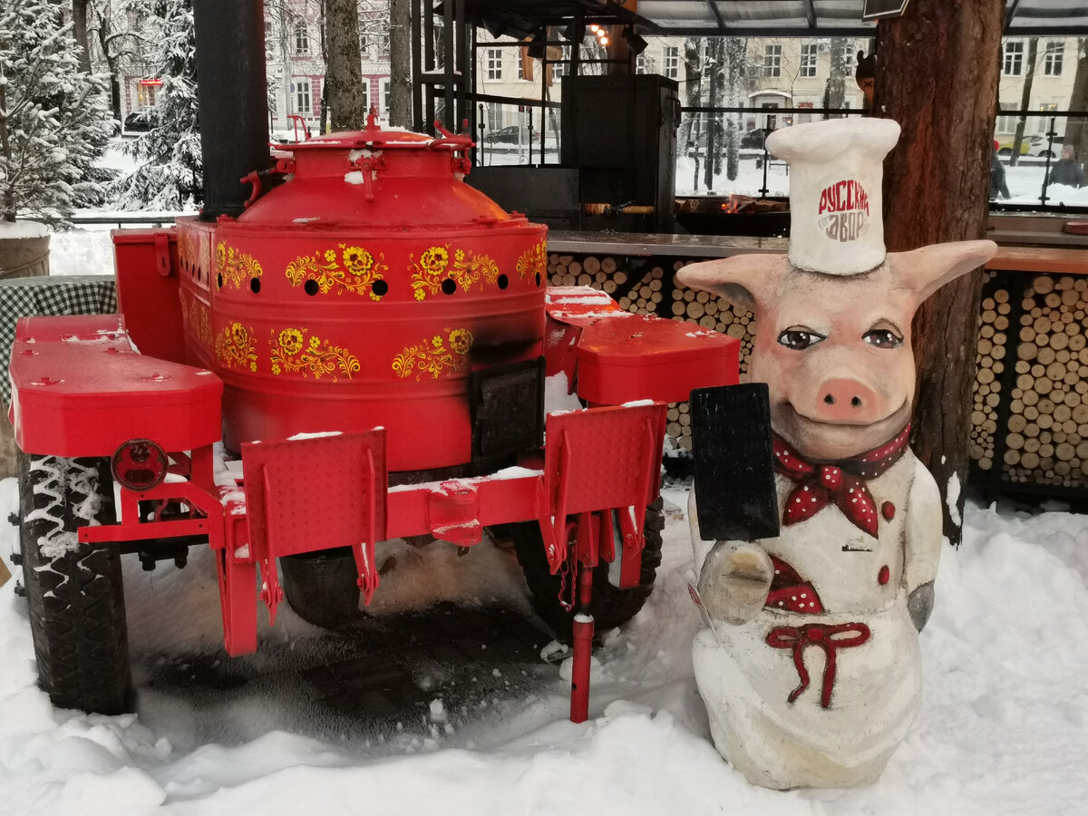 Новогоднее угощенье в парке Блонье. Наши дни.