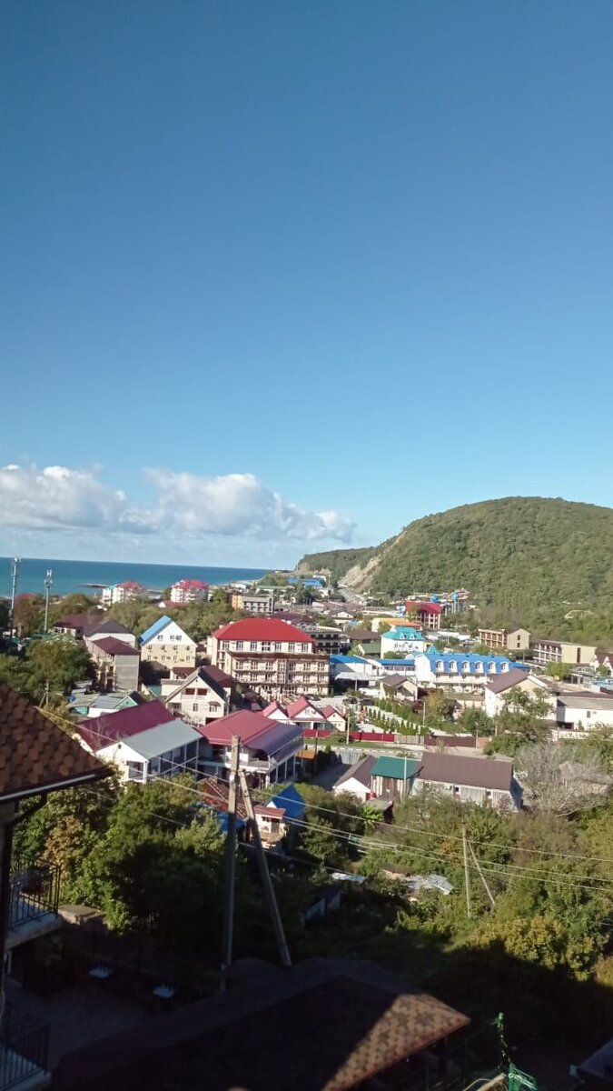 Вид из гостиницы "Мельница"