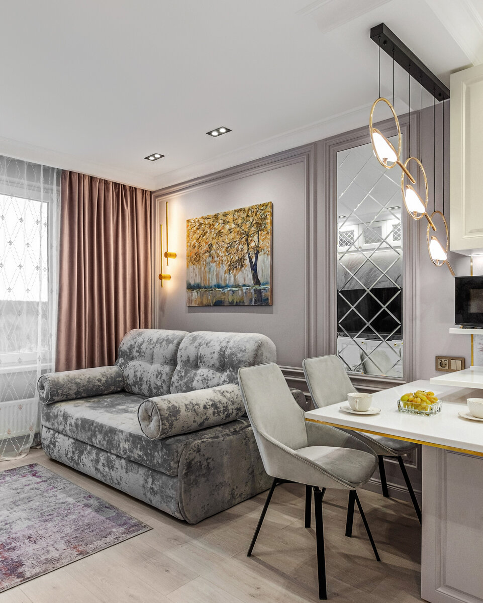 Тонкая грань между классикой и ар-деко в одной московской квартире ...