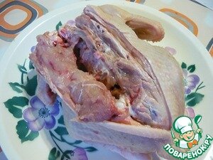 Курица без костей фаршированная! | Пикабу