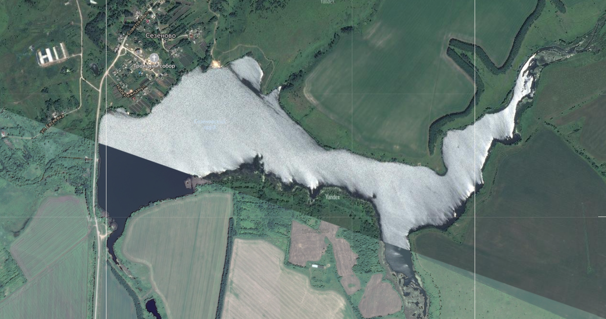 Скрин из Яндекс Карт.