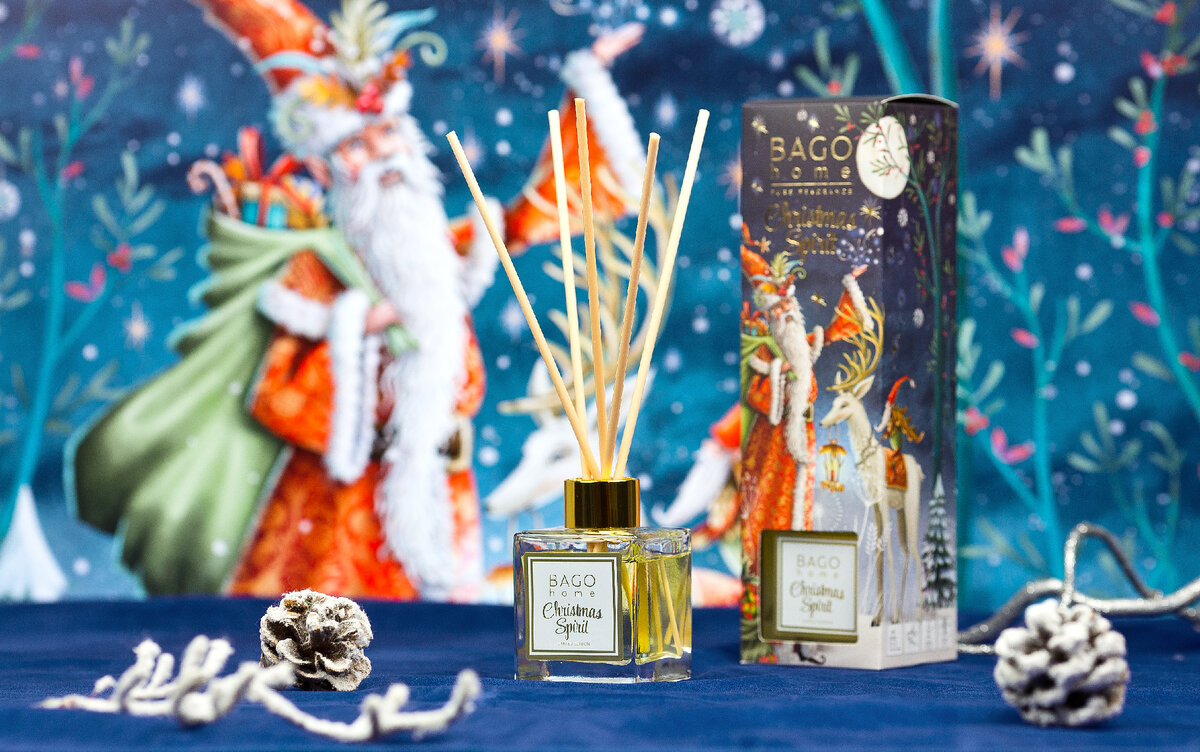 Новогоднее настроение BAGO home диффузор 90 мл