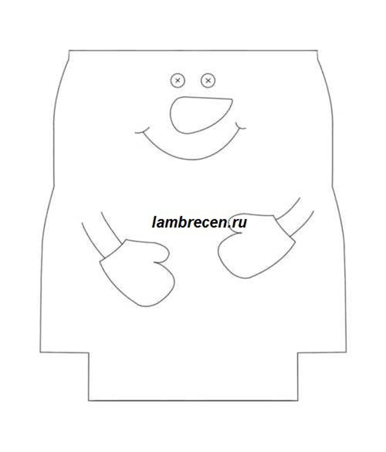 Снеговики упаковки для конфет к Новому Году своими руками