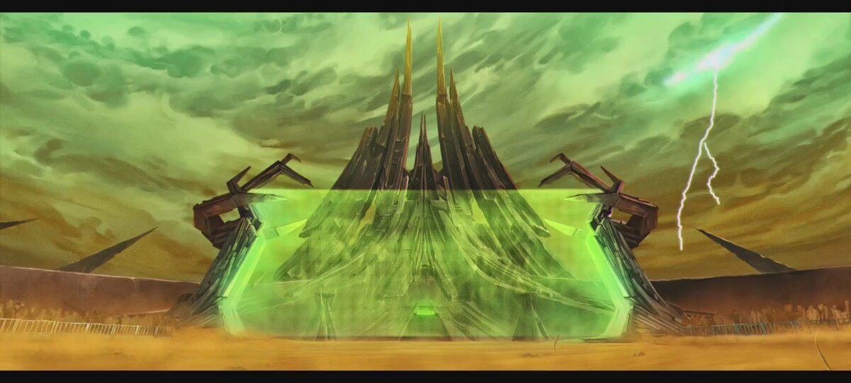 Зеленый цвет отсылает к системе-матрице