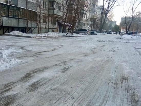     Управляйку в Хабаровске заставили почистить двор ФОТО: Главуправление госконтроля Хабаровского края