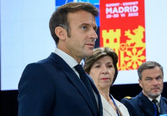    Эмманюэль Макрон и Катрин Колонна. Архивное фото: Bernd von Jutrczenka/globallook.com