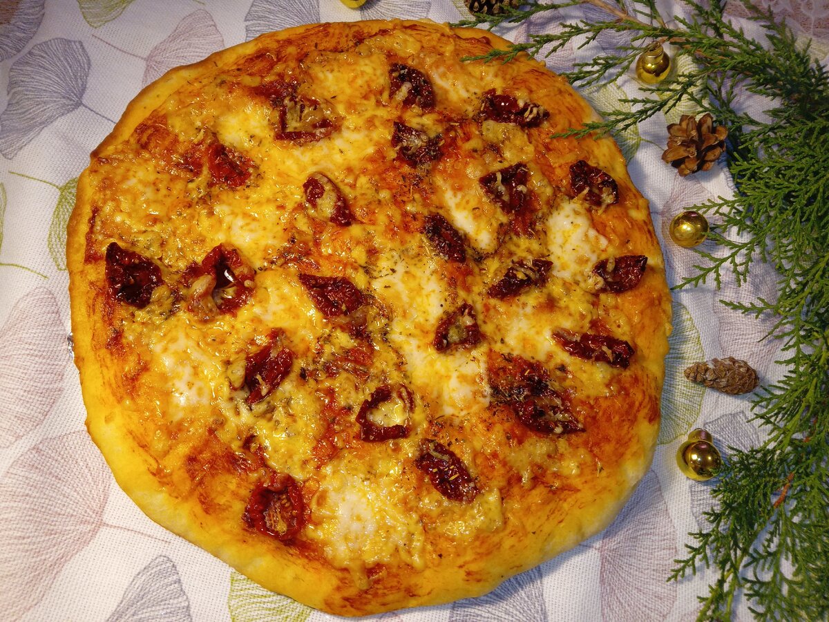    Пицца с вялеными томатами