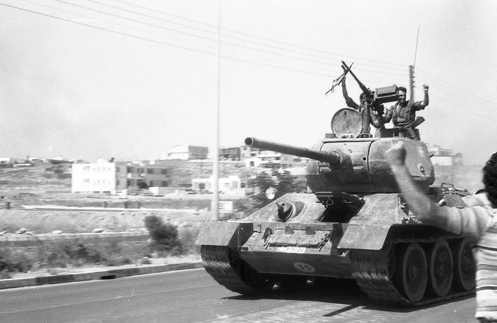 Т-34-85 на Кипре. 1974 год