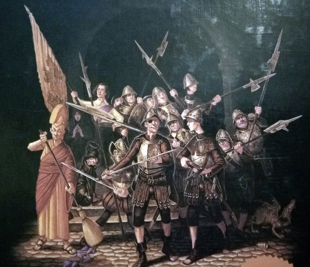 Анк-морпоркцы во всём великолепии! Иллюстрация к книге Терри Пратчетта "Ночная стража".