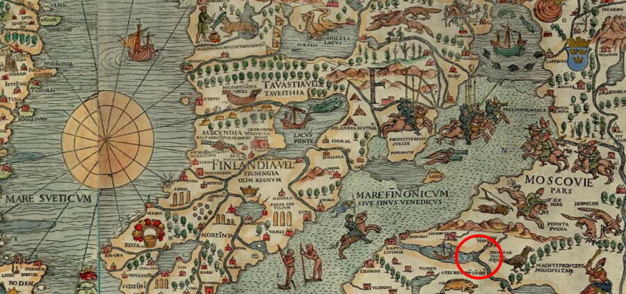 Яндекс Картинки. Знаменитая CARTA MARINA Олафа Магнуса 1539 года - одна из са portulan.ru