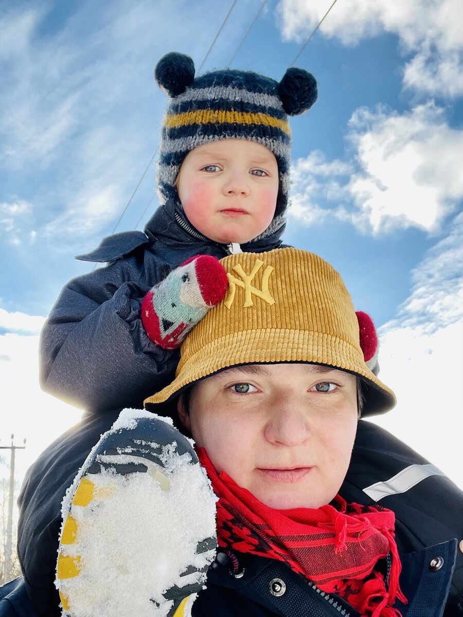 Любимое катание на шее