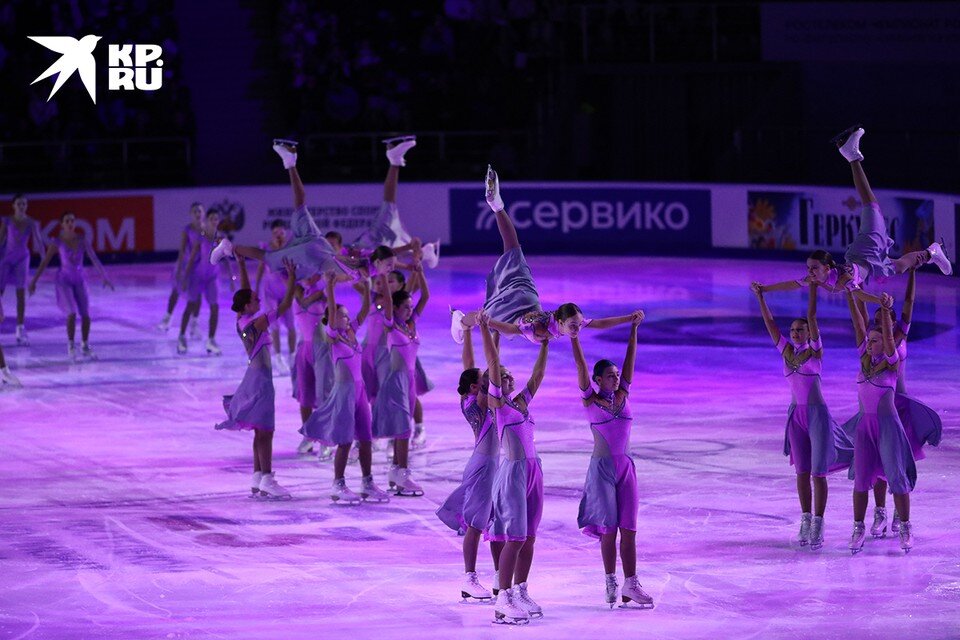     Церемония открытия чемпионата России по фигурному катанию в Красноярске 2023 Мария ЛЕНЦ