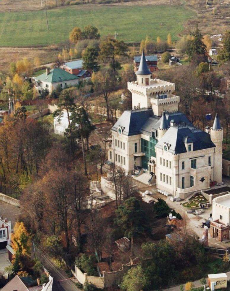    Замок Аллы Пугачевой и Максима Галкина в деревне ГрязьСоцсети