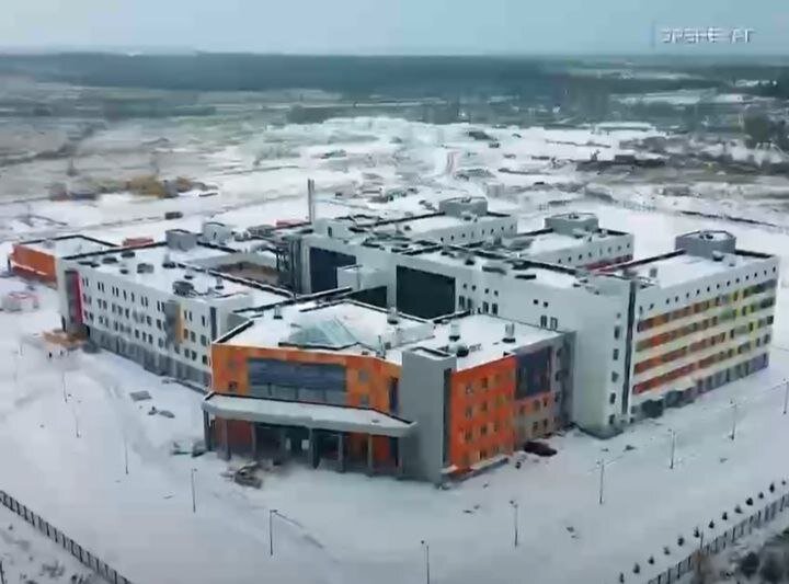    В Оренбурге завершается строительство новой областной детской больницы Елена Шкатова