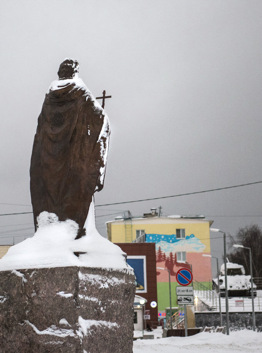 📍 Памятник Преподобному Феодориту Кольскому
