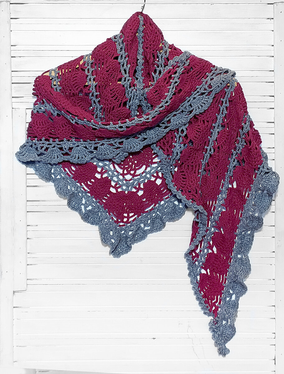 Шаль крючком
