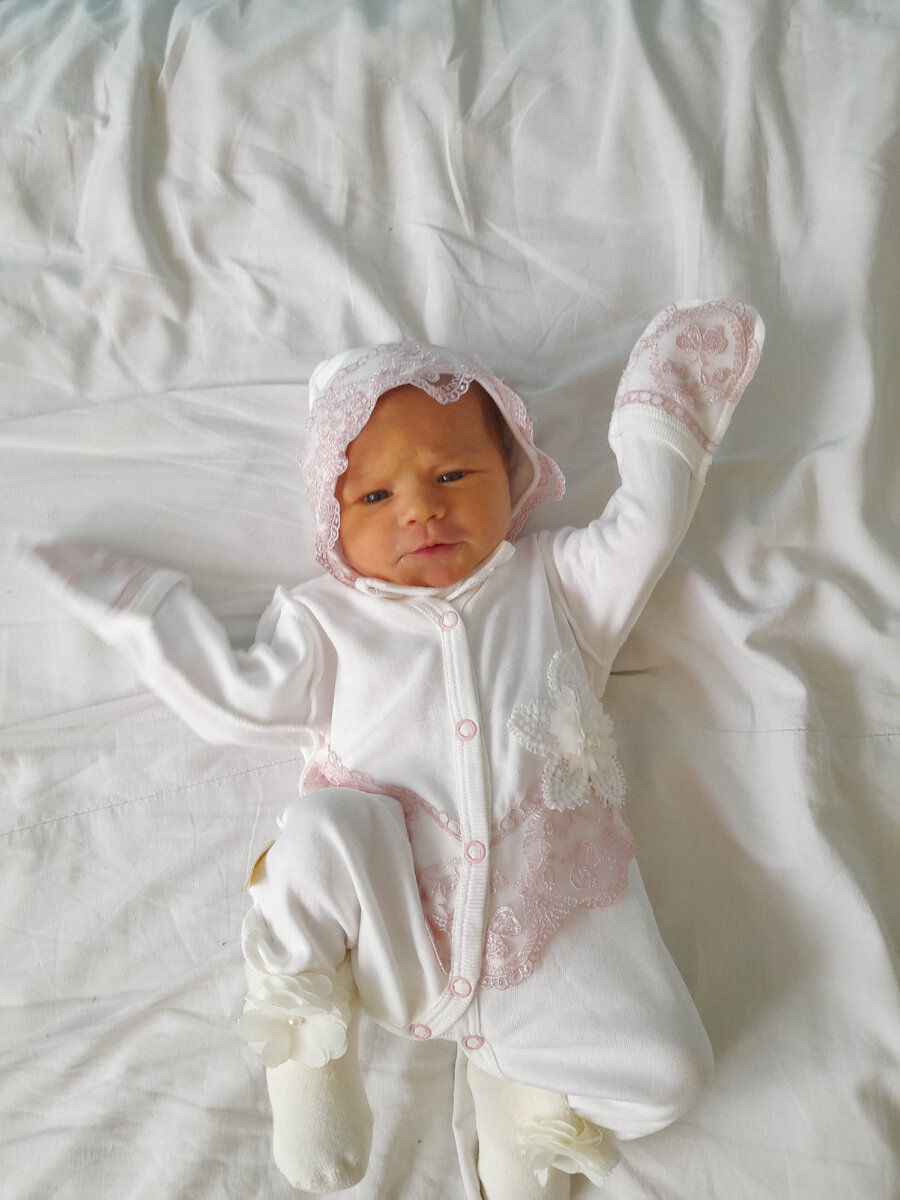 Я в день выписки из роддома