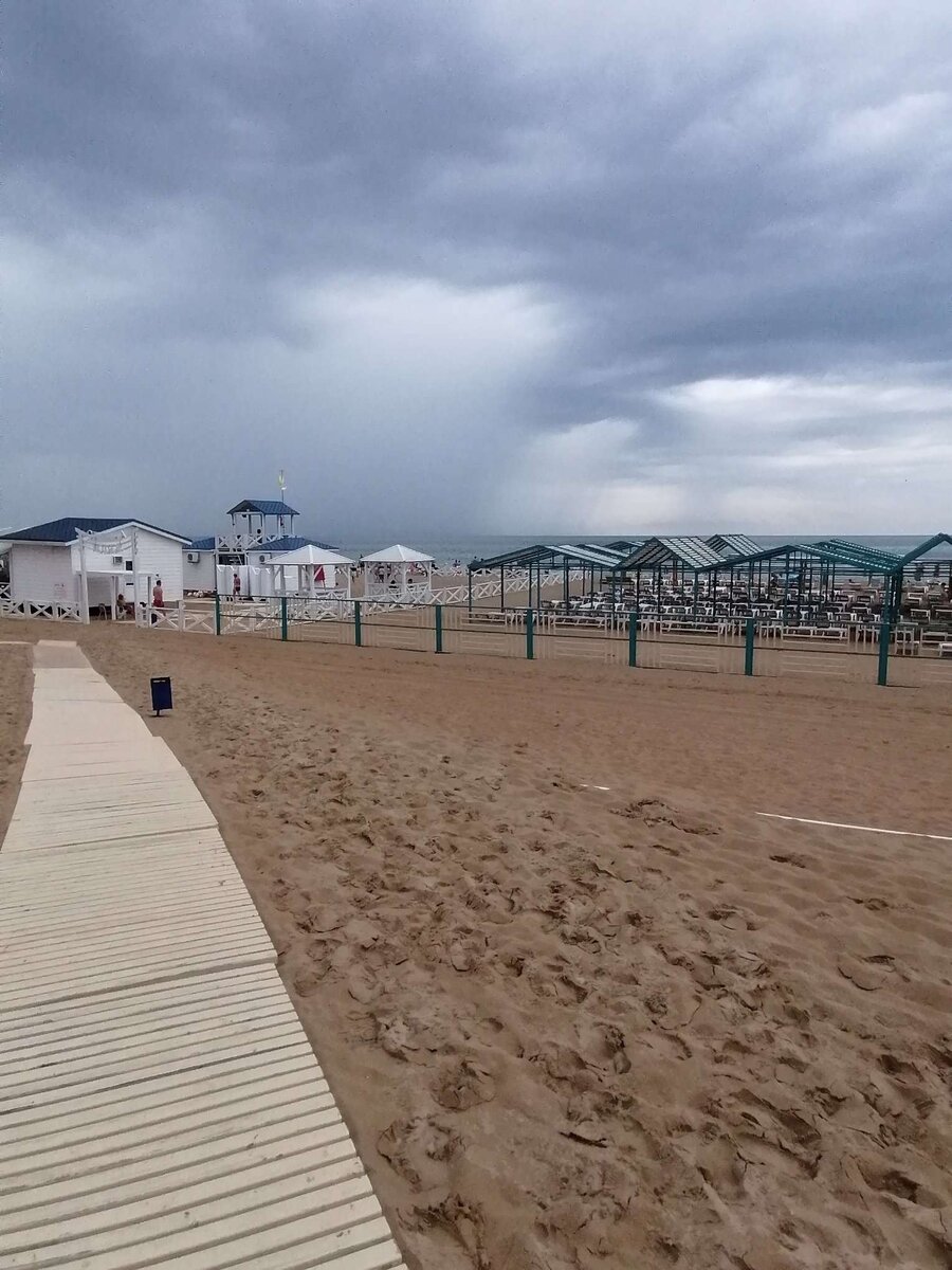 Дорога на пляж пансионата Селена