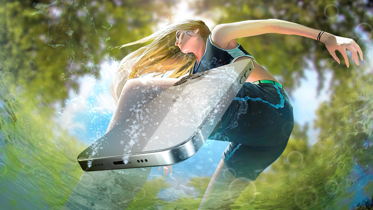 Айфон и вода вещи несовместимые, даже если заявлена защита от влаги IP68.