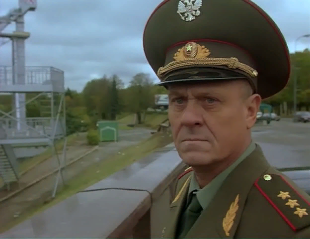 Кадр из фильма "Сочинение ко дню победы" Владимир Меньшов в роли генерала