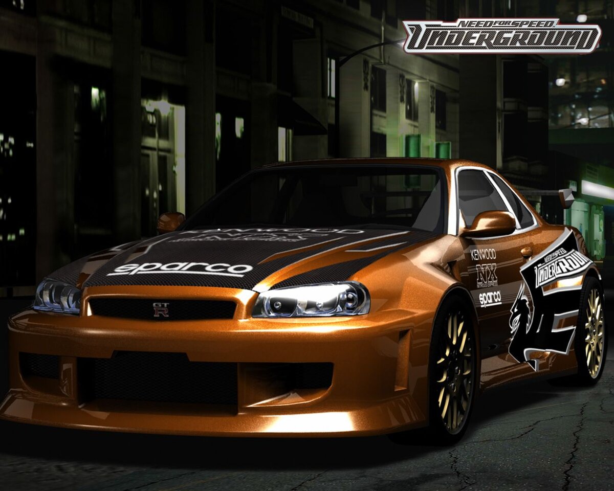 Nissan Skyline r34 Эдди NFS Underground