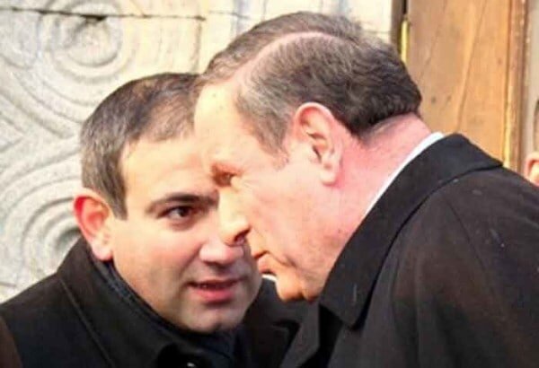 Никол Пашинян и Левон Тер-Петросян