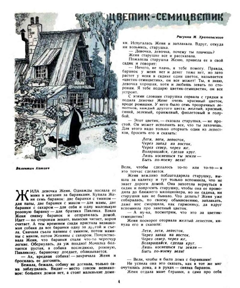 Первая публикация сказки. 
