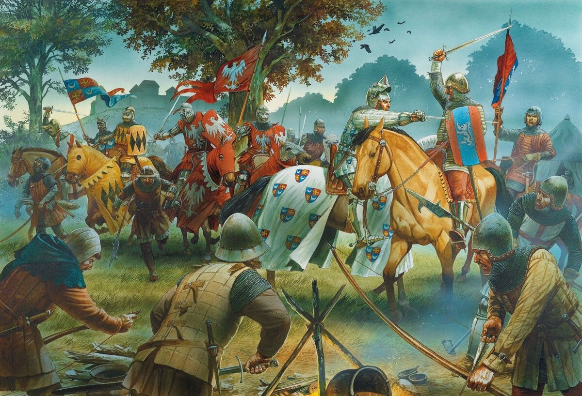 Стычка во время рейда. Художник: Peter Dennis