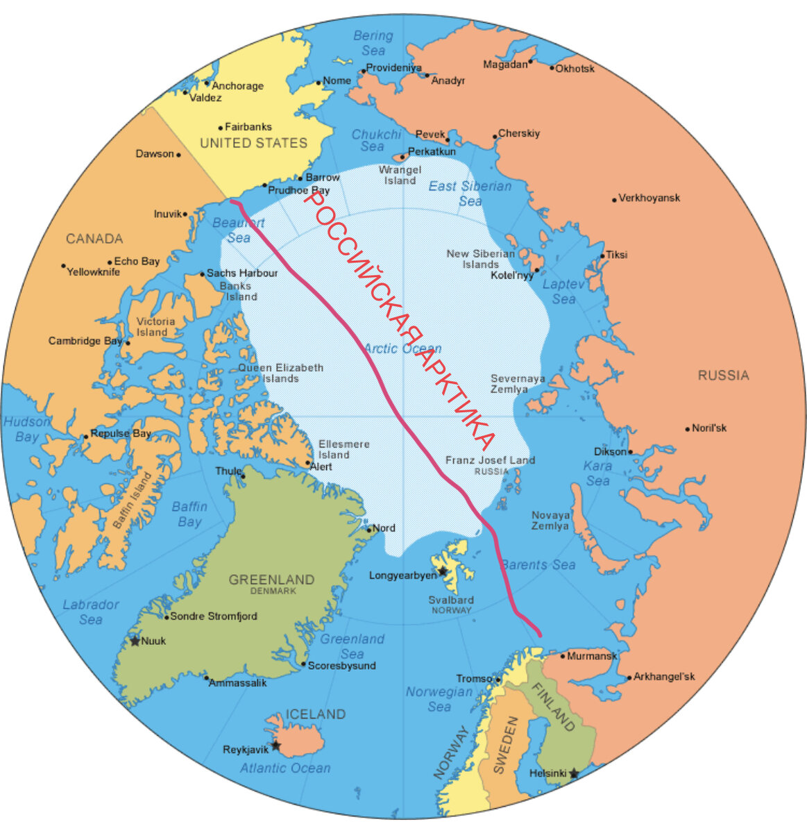 Северо ледовитый океан расположен. Арктика Северный Ледовитый океан. Северный полюс Арктика на карте. Карта Северный Ледовитый океан и Арктика. Северный Ледовитый океан физическая карта границы.