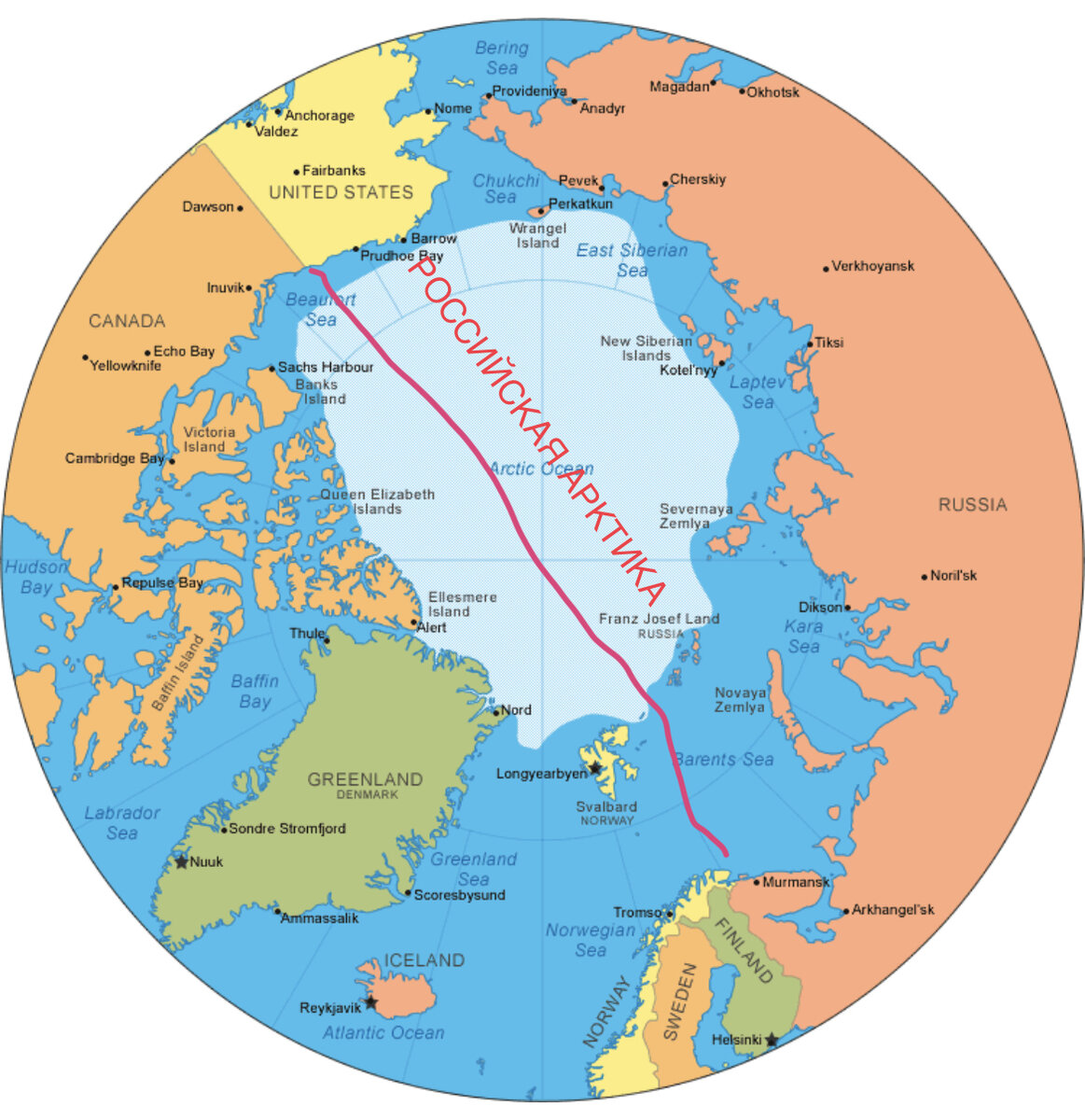 На каком земном полюсе находится арктика. Северный Ледовитый океан Северный полюс карта. Карта Северный Ледовитый океан и Арктика. Северный полюс Арктика на карте. Граница Северного Ледовитого океана на физической карте.
