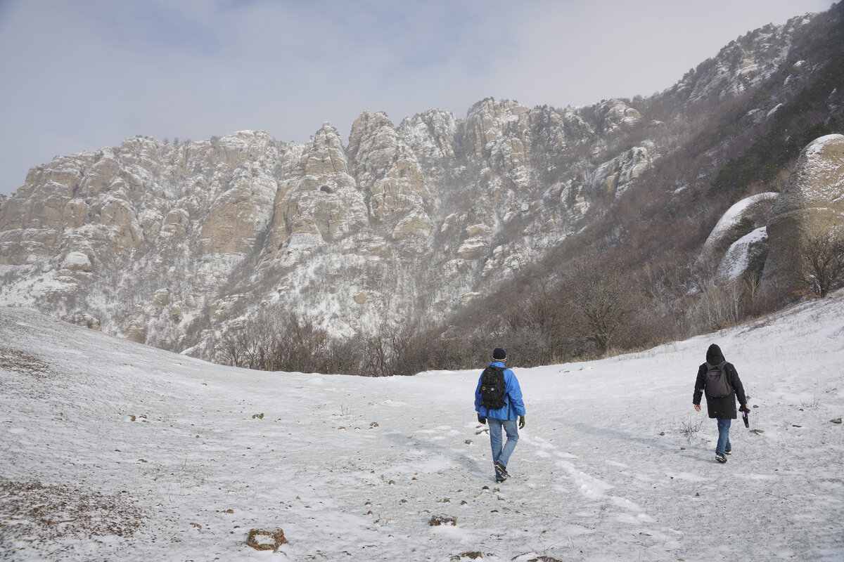 Снег на Демерджи // Фото: Виталий Еременко 