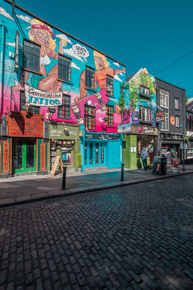 Подобным образом выглядят кварталы, где живут неформалы и люди искусства в Германии. Картинка взята со стокового сайта pexels