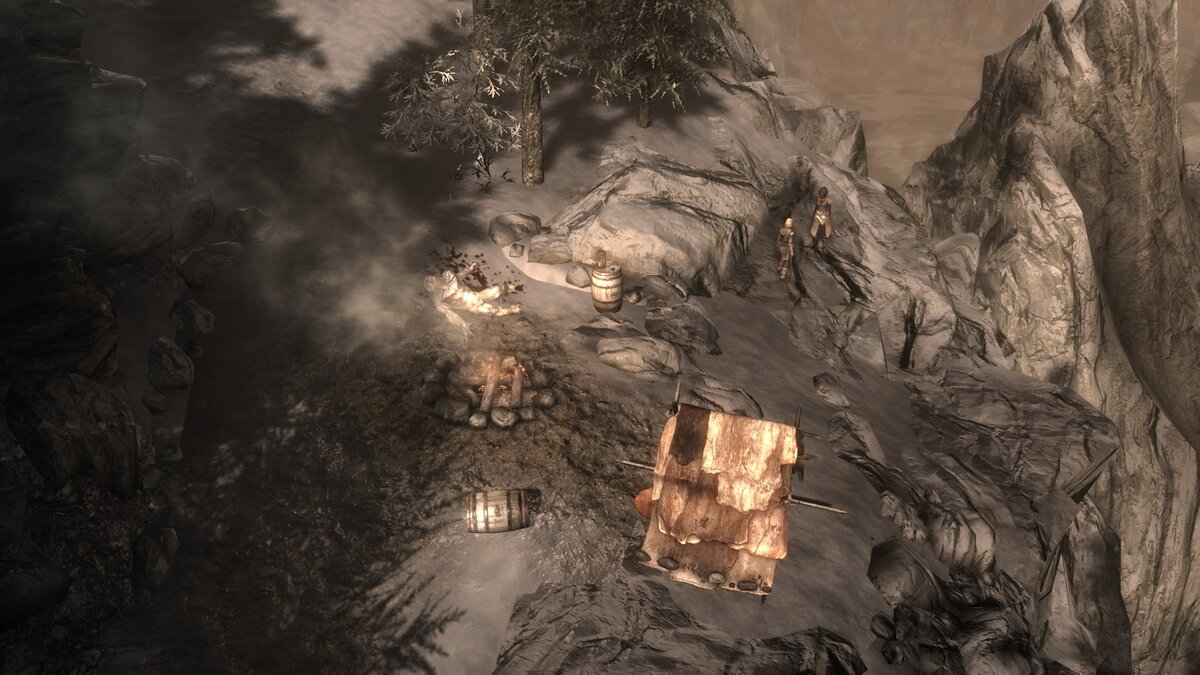 Лагерь охотника у Морфала