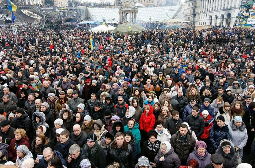 Киев, 23 февраля 2014 года. Источник: Википедия