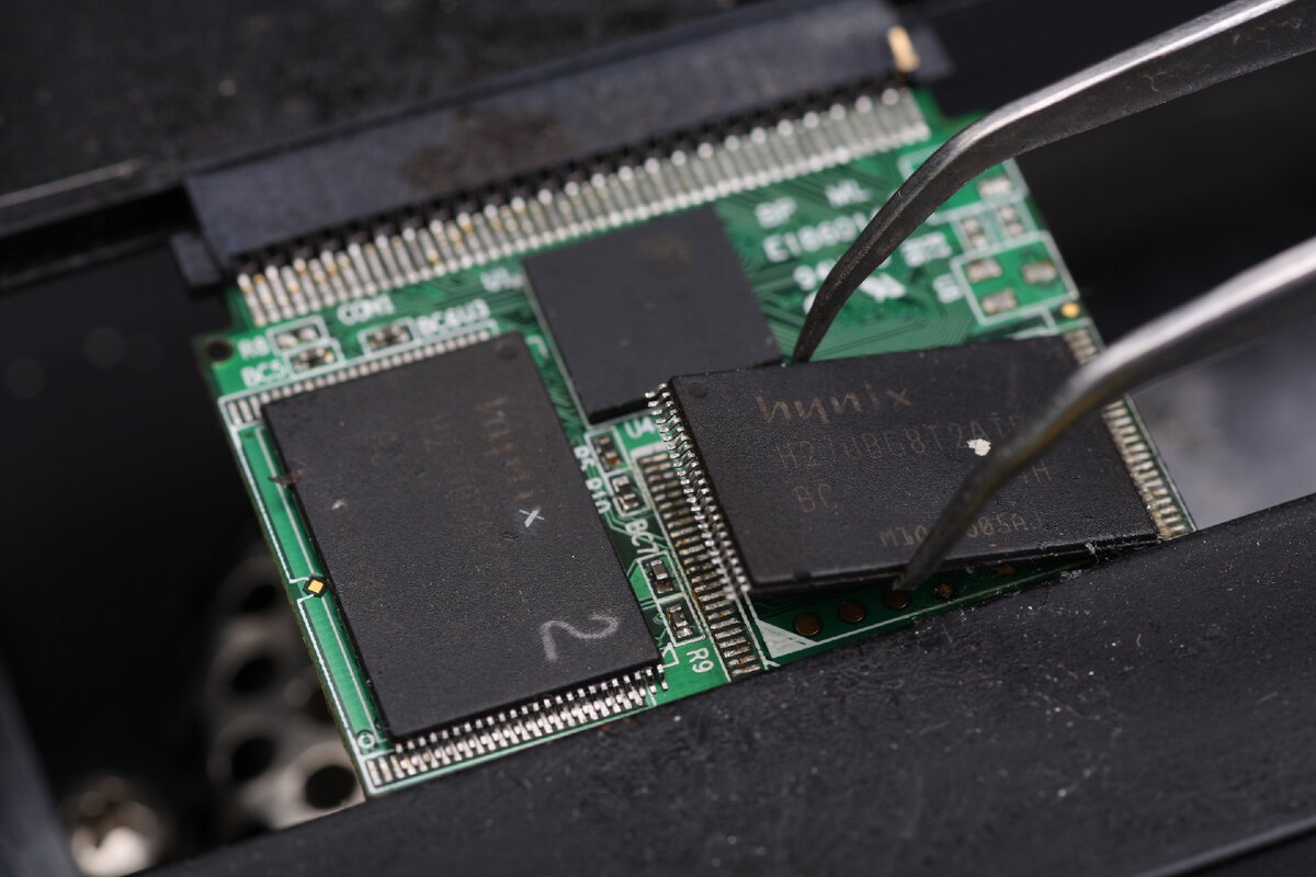 Работа с неисправной CF-картой