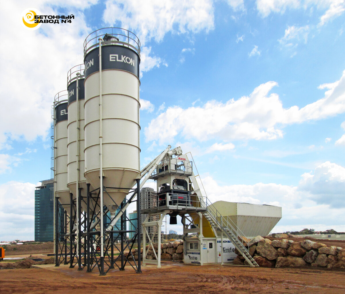 Стационарный бетонный завод
