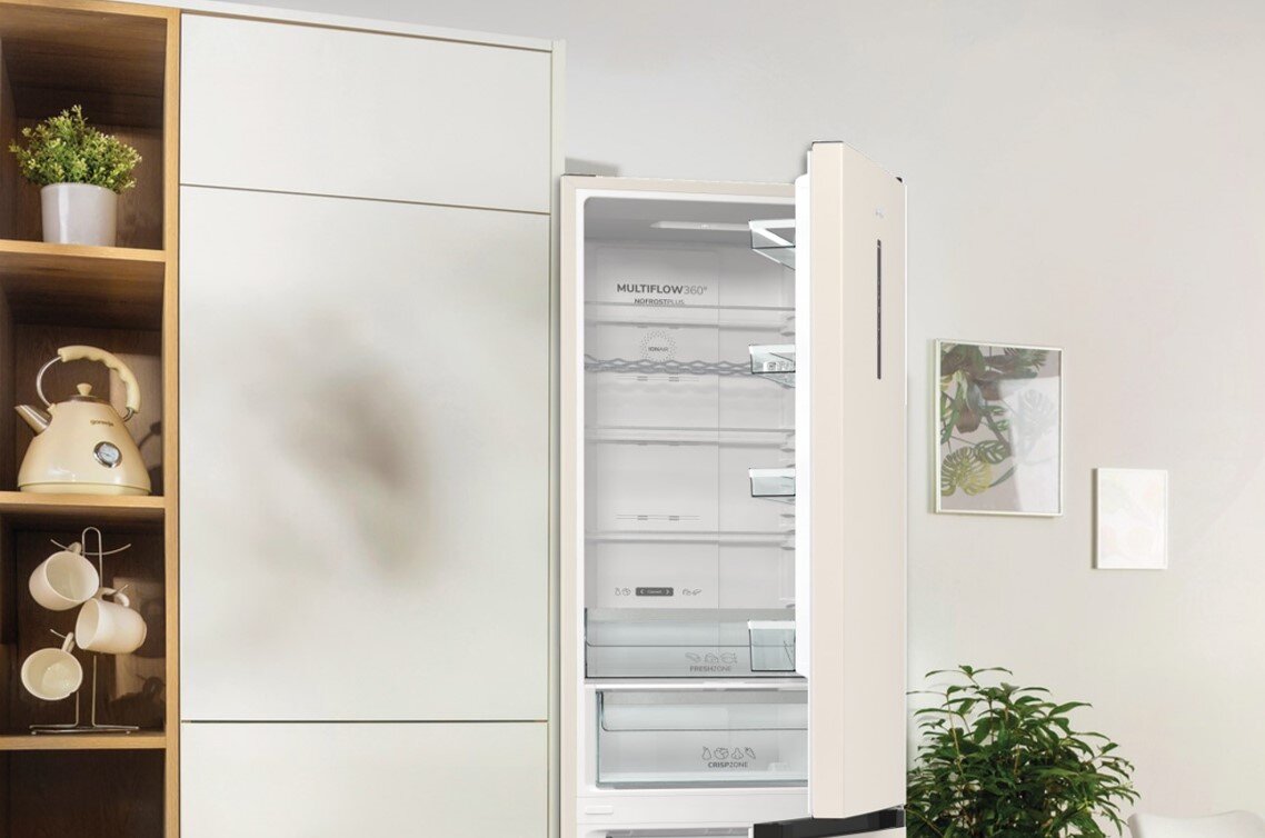 Холодильник Gorenje NRK6202AC4 с системой NoFrost — охлаждение без образования наледи в холодильной камере