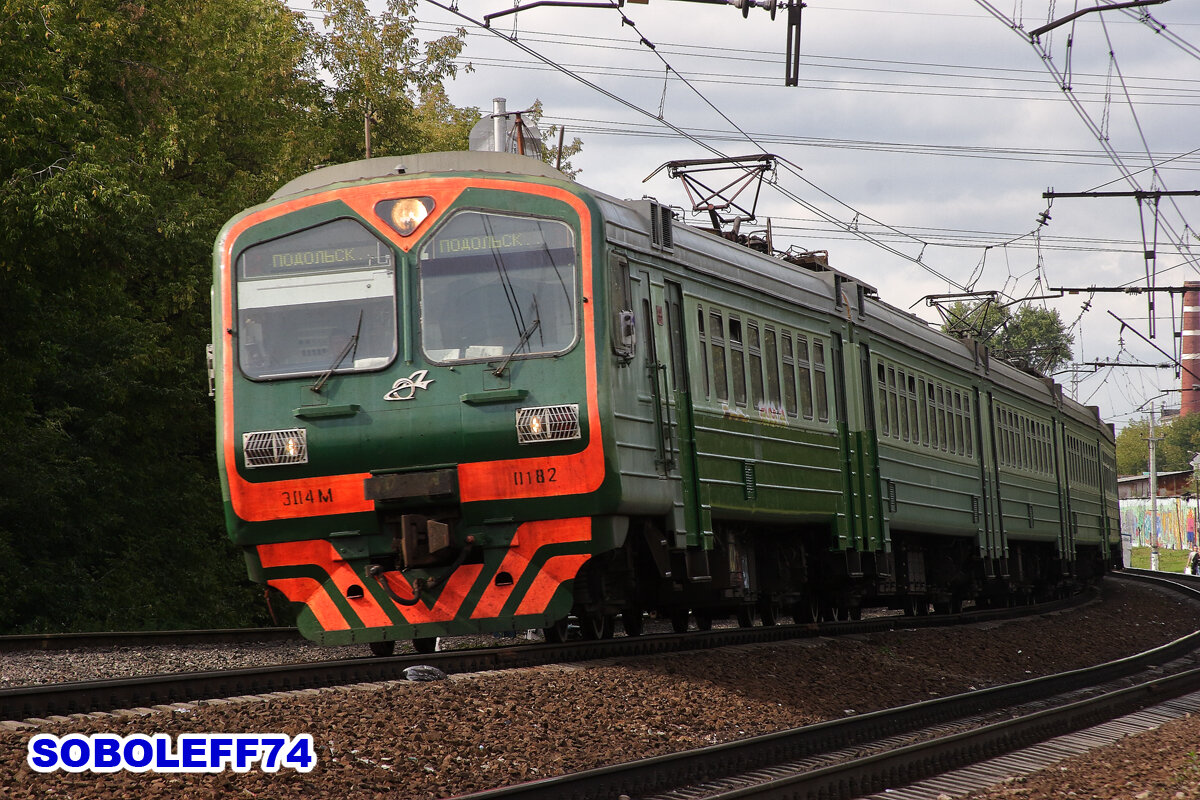 Эд4м 0182. Soboleff74. Электрички от Люблино.