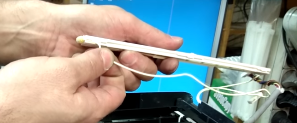 Красным прямоугольником выделен отмытый участок и далее идет желтый