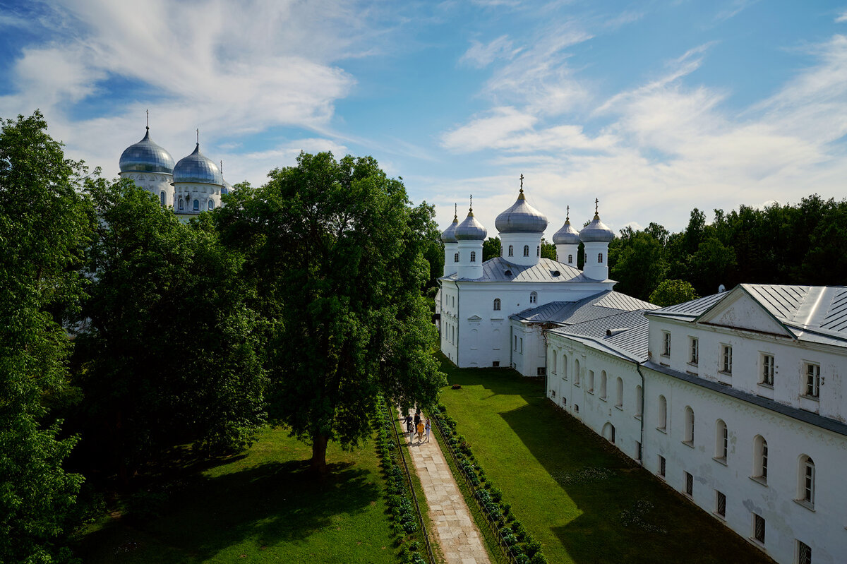 Юрьев монастырь, вид с колокольни