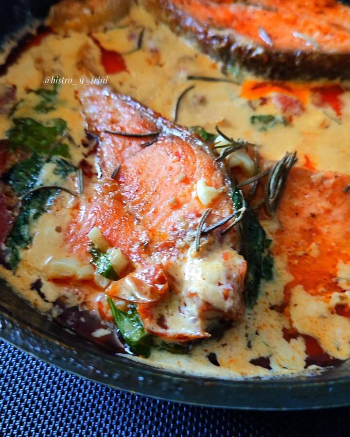 Форель в сливочном соусе - простой и вкусный рецепт с пошаговыми фото