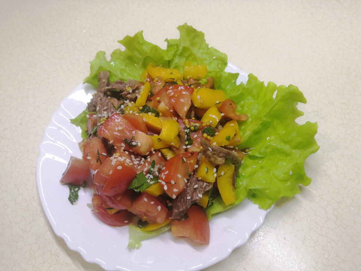 Салат с вареной говядиной и картошкой рецепт