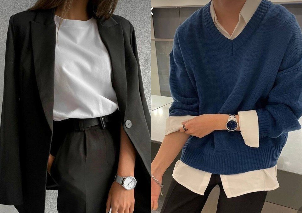     Если требования к ученикам не сильно строгие, то можно одеться так. Фото: предоставлено стилистом