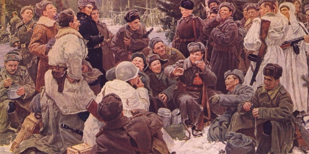 Василий Теркин. Образ русского пассионария в картине Ю. Н. Непринцева "отдых после боя"